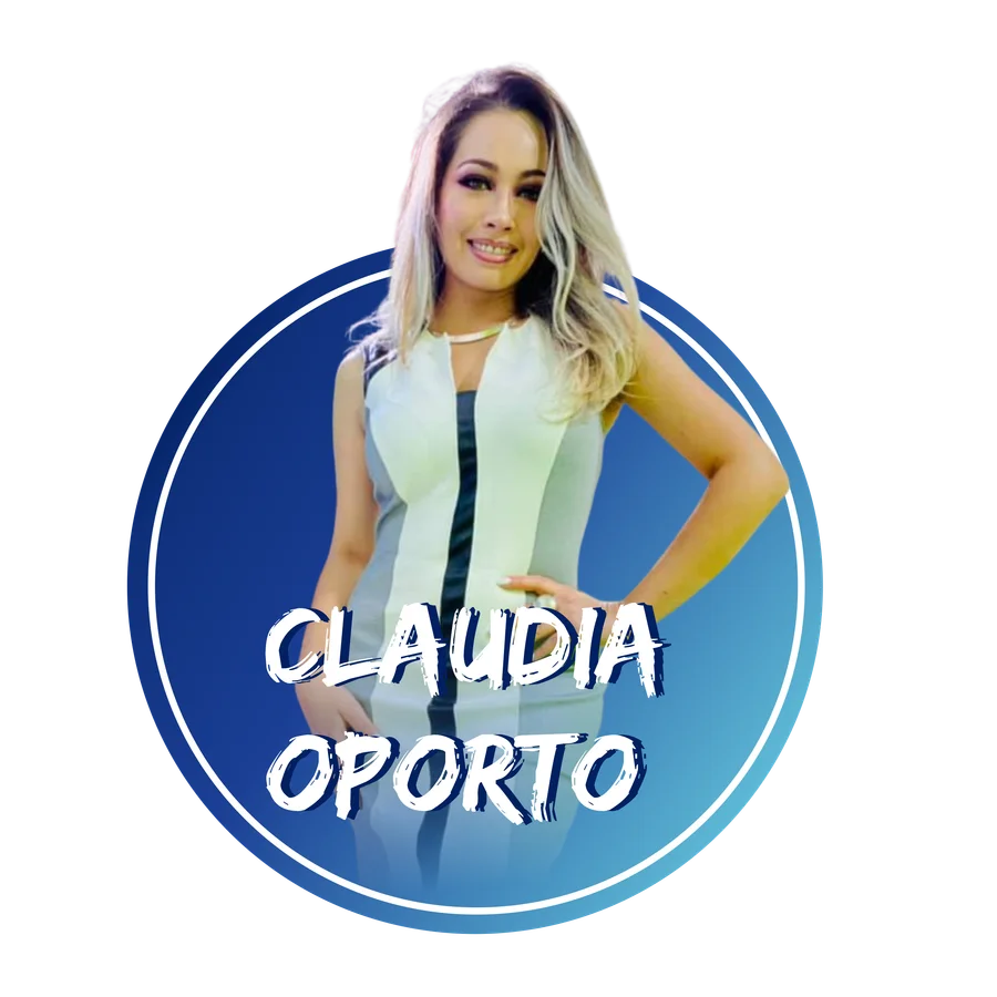 Tarjeta del artista Caludia Oporto