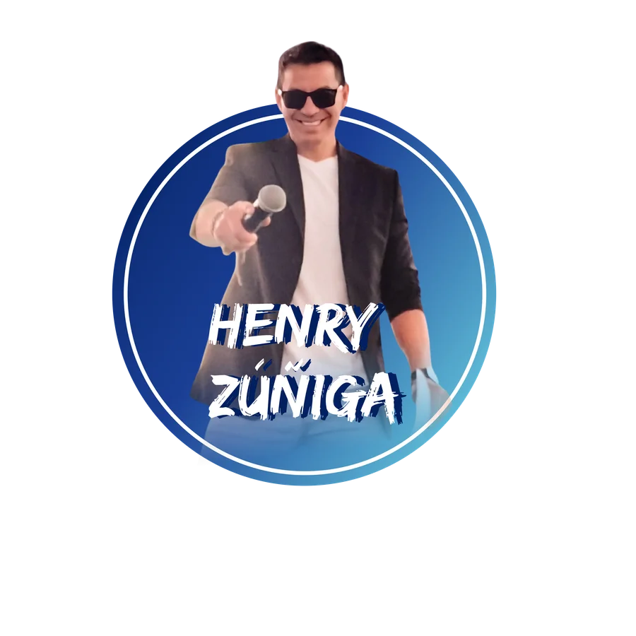 Tarjeta del artista Henry Zúñiga